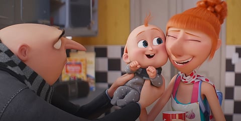 YouTube screengrab from the trailer of 'Despicable Me 4'