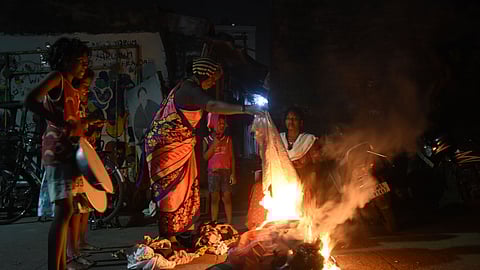 Chennai's air quality dips during Bhogi