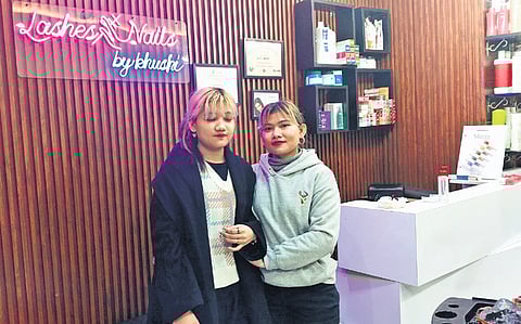 Geeta Lepcha in her salon
