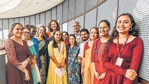  The volunteers of Hearts of Joy along with doctors