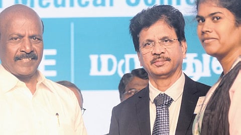 Ma Subramanian at the inauguration of the three-day international medical conference. 