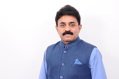 President of the Delhi Malayalee Association K Raghunath 