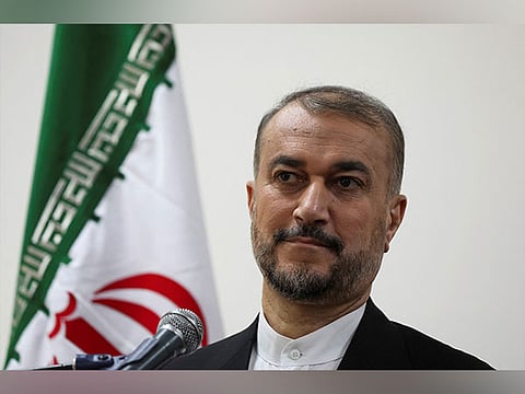 Iranian Foreign Minister Hossein Amir-Abdollahian.