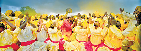 A still from Ranghasamudra.