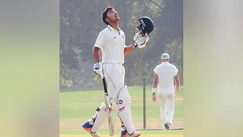 Hyderabad batsman Tanmay Agarwal