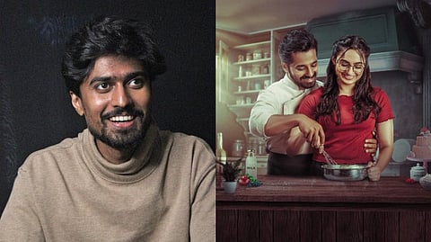 (L)  Vaibhav Mahadev, A still from the film 'Juni'.