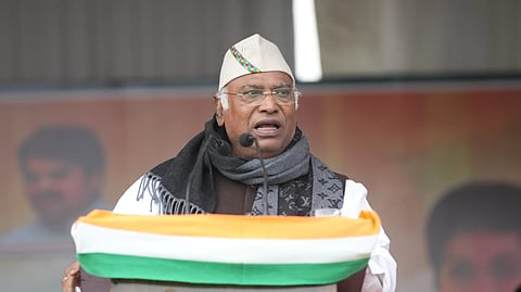 Congress national president Mallikarjun Kharge.