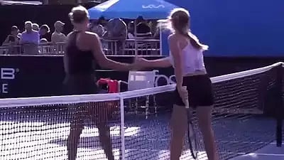 Ukrainian teen criticised for shaking Russian player's hand at Australian Open