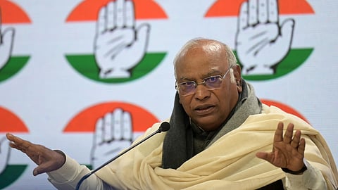 Congress President Mallikarjun Kharge.
