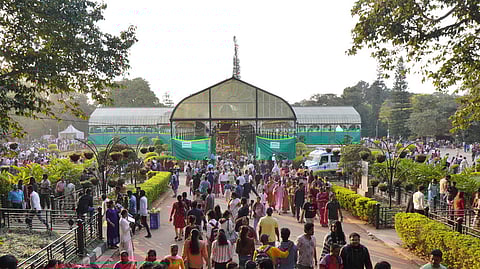 Lalbagh Botanical Garden in Bengaluru.