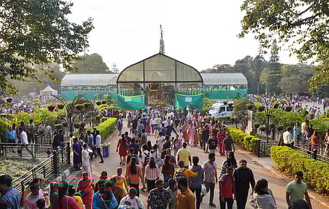 Lalbagh Botanical Garden in Bengaluru.