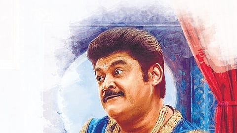 Actor Jaggesh in Ranganayaka.