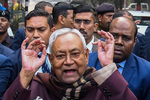 Bihar Chief Minister Nitish Kumar.