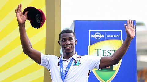 Injured pace bowler Shamar Joseph produced a stunning spell of fast bowling to lead his side to one of the greatest upsets in Test history to stun Australia by eight runs in Brisbane on Jan 28, 2024..