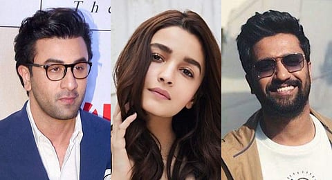 Ranbir Kapoor, Alia Bhatt, Vicky Kaushal.