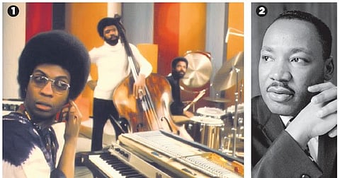 1. Herbie Hancock and the Mwandishi Band, 2. Dr Martin Luther King junior