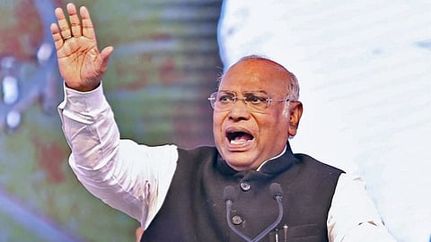 Congress president Mallikarjun Kharge
