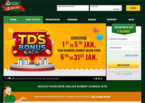 Nazara Tech runs several gaming platforms such as Classic Rummy (above)