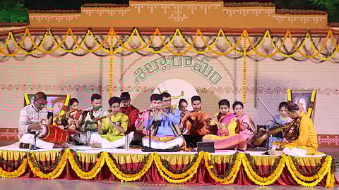 Flute concert by Vidwan Shesham Ramana & disciples