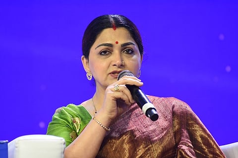 Kushboo Sundar talks on the Poll Position: Who will win the People's Mandate during the Think Edu Conclave 2024 at Chennai