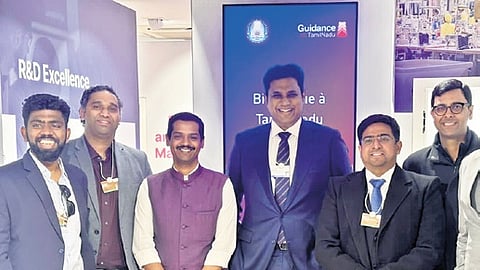 TN delegation led by TRB Rajaa at the World Economic Forum, Davos.