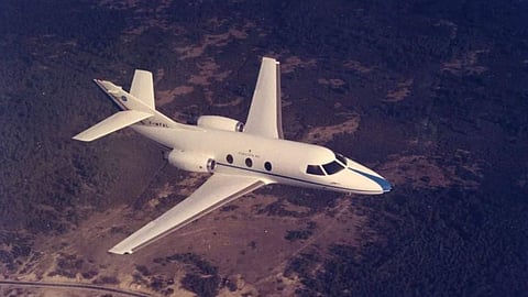 As per available information, the crashed aircraft is a DF-10 (Dassault Falcon) small aircraft registered in Morocco.
