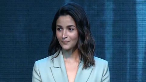 Actor Alia Bhatt at trailer launch of  'Poacher'