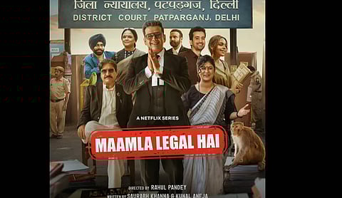 Poster for the series 'Maamla Legal Hai'.