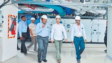 5T chairman VK Pandian visiting the manufacturing unit on Sunday