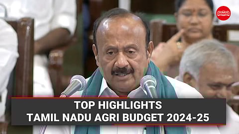 Top highlights Tamil Nadu Agri Budget 2024-25
