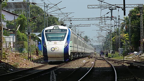 The smoke was detected while the train was between Kalamassery and Aluva railway station. 