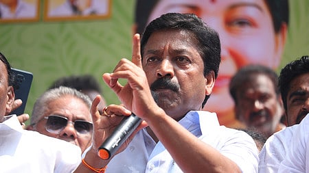 AIADMK minister C V Shanmugam 