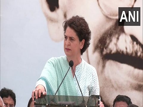 Indian National Congress party's general secretary Priyanka Gandhi Vadra