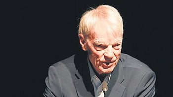 Nobel Laureate Michael Spence at the Azim Premji University public lecture series in Bengaluru on Thursday