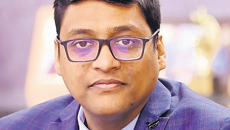 Vividh Gupta, the principal of Bal Bhavan Public School in Mayur Vihar.