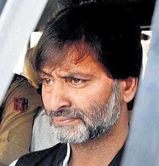 Kashmiri separatist leader Yasin Malik. 