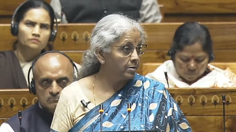 Finance Minister Nirmala Sitharaman presents the interim Union Budget 2024 on Feb 1, 2024.