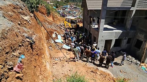 
Landslide in Ooty's Lovedale in the Nilgiris district