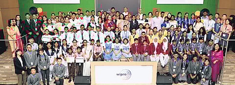 Winners of the Wipro Earthian Awards 2023 in Bengaluru on Saturday.