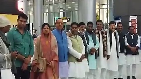 Congress party high command shifted its MLAs in Bihar to Hyderabad