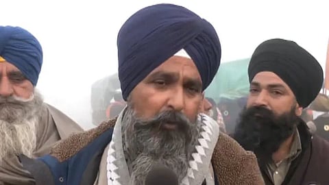 Farmer leader Sarwan Singh Pandher. 