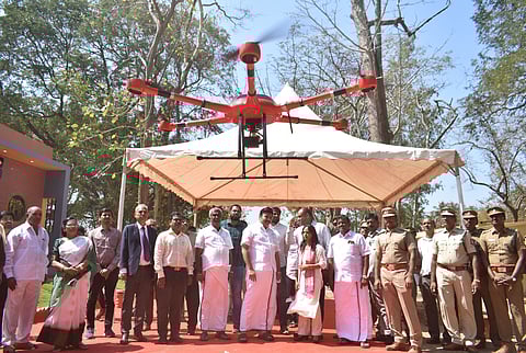 Tamil Nadu forest department with the help of Drone Corporation of Tamil Nadu is expected to monitor the wild elephant movements through tethered drones on the railway track in Madukkarai forest range. 