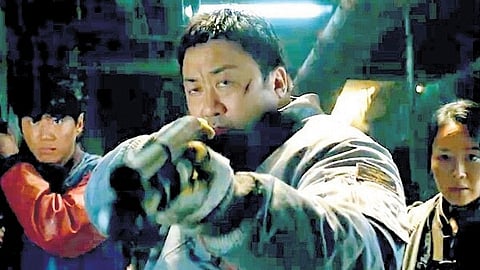 A still from the film 'Badland Hunters'