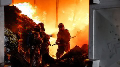 
A vehicle loaded with gas exploded and set off an inferno that burned homes and warehouses in Kenya's capital early Friday, killing at least three people and injuring more than 270.