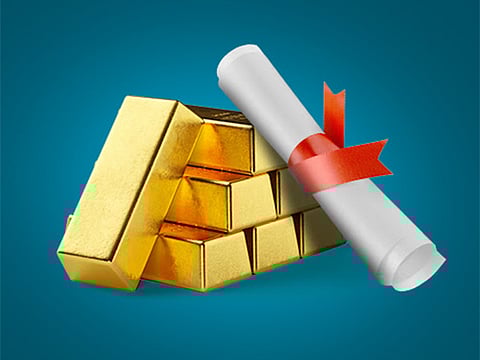 The SGB redemption price is calculated based on the simple average of the closing price of gold of 999 purity. 