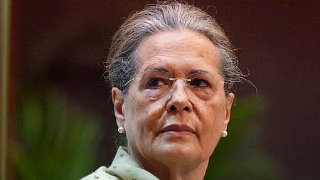 Former Congress president Sonia Gandhi.