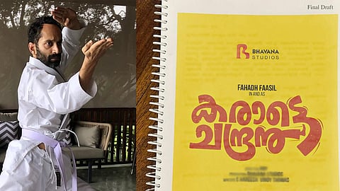 Fahadh Faasil prepping for 'Karate Chandran'