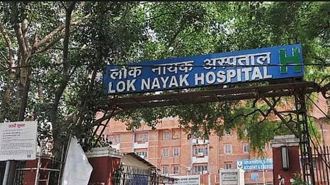 Lok Nayak Hospital in Delhi.