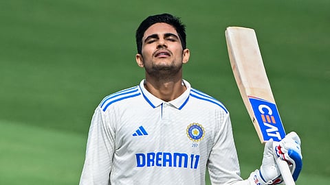 India's batter Shubman Gill  during the third day of the second Test match between India and England, at Dr Y.S. Rajasekhara Reddy ACA-VDCA Cricket Stadium, in Visakhapatnam. 