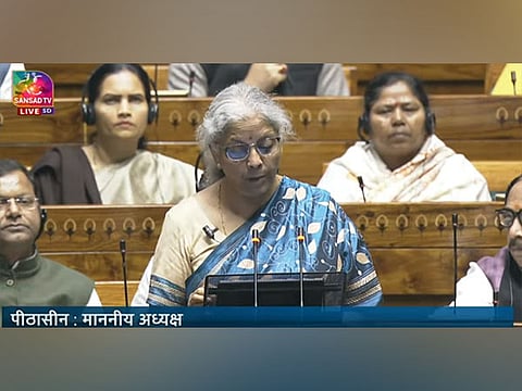 FM Nirmala Sitharaman presents interim budget.